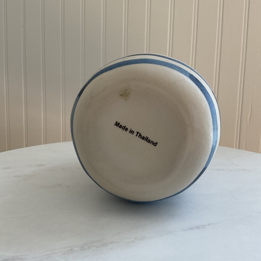 Striped Ceramic Vase - Picture 2 of 2